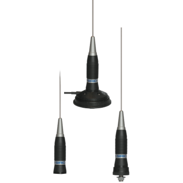 AS 100PL Inox antena radio CB fara magnet